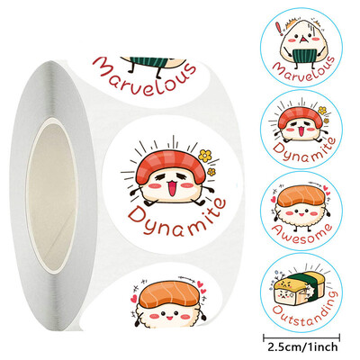 Karštas veido lipdukas Apdovanojimas Animacinis lipdukas Mokytojai Vaikai Padėkos Apvalios fluorescencinės spalvos dėmės Prekės Laimės paskata