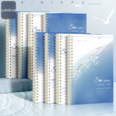 Mähismärkmik Sea Style Sea Salt Series B5 suur märkmik/A5 mähismärkmik Maastikuga mähismärkmik õpilastele päevaplaneerija