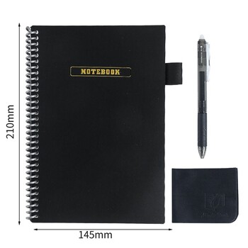 A5 Erasable Notebook Paper Многократно използваем Smart Wirebound Notebook Преносим водоустойчив Notepad Spiral Note Book Дневник