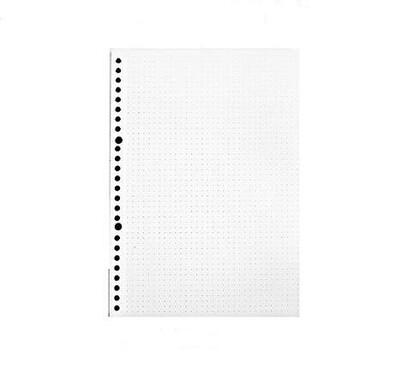 Reumplere caiet A5 B5 cu frunze libere, 60 de coli Kawaii Spiral Binder Index Pagina interioară Dot Grid Blank Connell Papetarie
