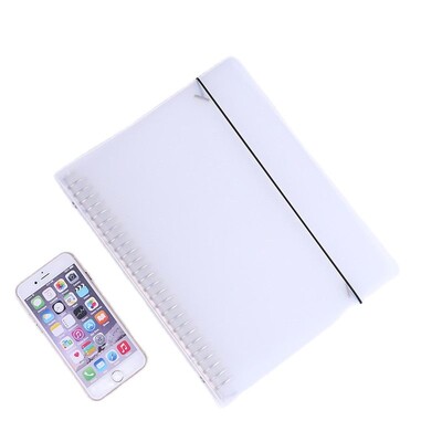 Reumplere caiet A5 B5 cu frunze libere, 60 de coli Kawaii Spiral Binder Index Pagina interioară Dot Grid Blank Connell Papetarie