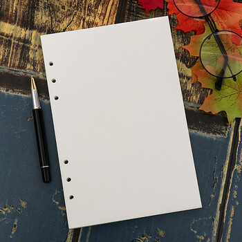 Σημειωματάριο A5 Loose Leaf Refill Spiral Binder Εσωτερική σελίδα Ημερολόγιο Εβδομαδιαίο Μηνιαίο Σχεδιασμό Εκκρεμοτήτων Λίστα γραμμών με κουκκίδες Εσωτερικό χαρτί