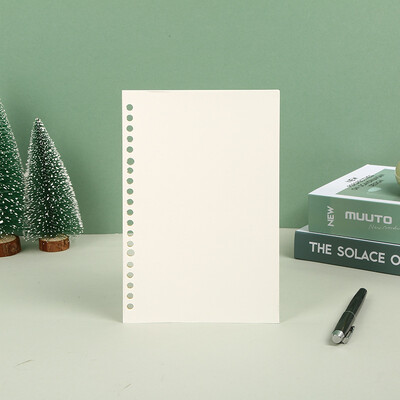 A5 B5 jooneline võrk 20 auguga lahtiste lehtedega sülearvuti täite spiraalköitepaber