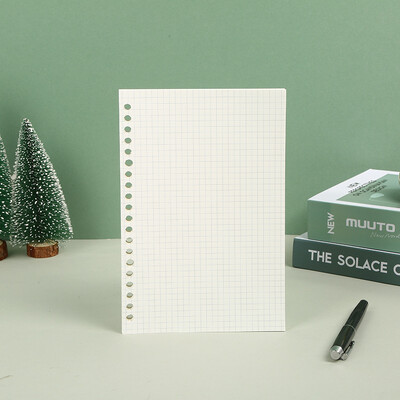 A5 B5 jooneline võrk 20 auguga lahtiste lehtedega sülearvuti täite spiraalköitepaber