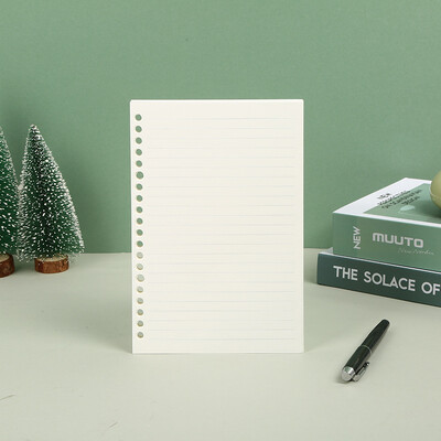 A5 B5 jooneline võrk 20 auguga lahtiste lehtedega sülearvuti täite spiraalköitepaber