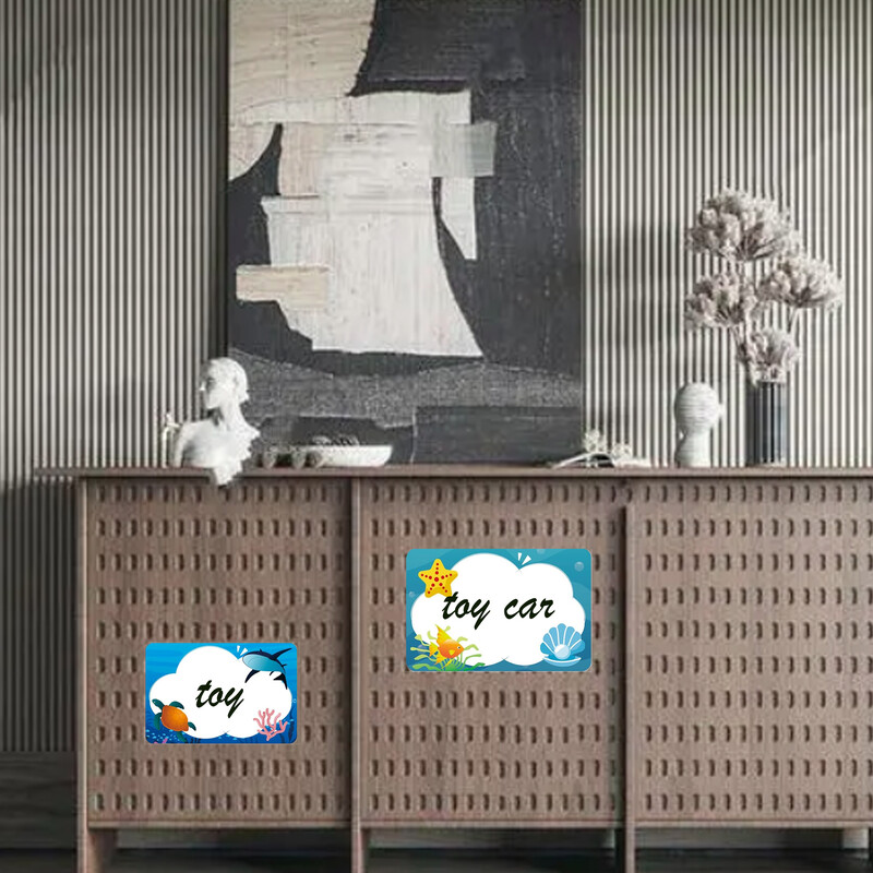 120 τμχ Ετικέτες με όνομα ζώου Ocean Sea Αυτοκόλλητα ετικέτας ονόματος Classroom Under The Sea Desk