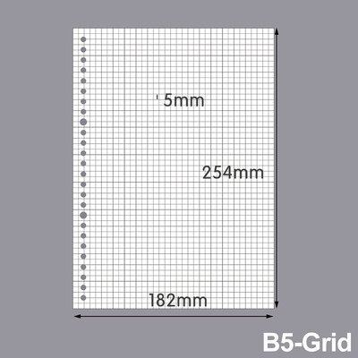 A5 A4 B5 Reîncărcare caiet cu frunze libere Liant în spirală Pagina interioară Săptămânal Lunar De făcut Linie Dot Grilă în interiorul hârtiei Papetarie