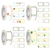 2,5*6,5 cm 350 kom. Naljepnice s oznakom s imenom iz crtanog filma Naljepnice za pisanje Naljepnice za pranje u perilici posuđa Školske naljepnice za djecu s ispisom iz crtića