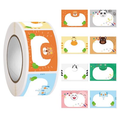 2,5*6,5 cm 350 kom. Naljepnice s oznakom s imenom iz crtanog filma Naljepnice za pisanje Naljepnice za pranje u perilici posuđa Školske naljepnice za djecu s ispisom iz crtića