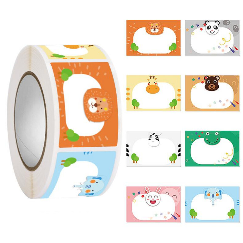 2,5*6,5 cm 350 kom. Naljepnice s oznakom s imenom iz crtanog filma Naljepnice za pisanje Naljepnice za pranje u perilici posuđa Školske naljepnice za djecu s ispisom iz crtića