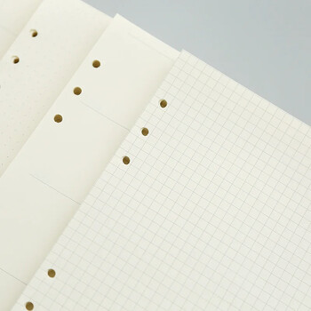 Fromthenon Cute Filler Paper Refill за Filofax Spiral Notebook A5 A6 A7 Планер Цветна решетка Празен списък със задачи Основни канцеларски материали