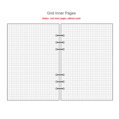 Fromthenoni armas täitepaberi täitematerjal Filofaxi spiraalsele sülearvutile A5 A6 A7 Planner värviline ruudustik tühi ülesannete loendi põhikirjatarbed