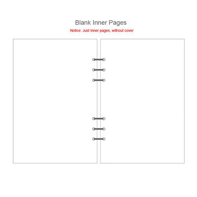 Fromthenoni armas täitepaberi täitematerjal Filofaxi spiraalsele sülearvutile A5 A6 A7 Planner värviline ruudustik tühi ülesannete loendi põhikirjatarbed