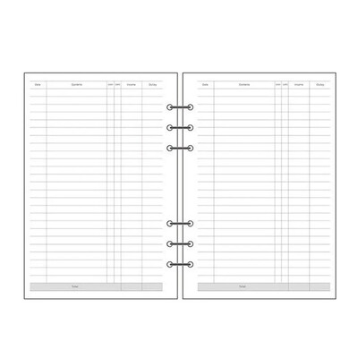 Fromthenoni armas täitepaberi täitematerjal Filofaxi spiraalsele sülearvutile A5 A6 A7 Planner värviline ruudustik tühi ülesannete loendi põhikirjatarbed