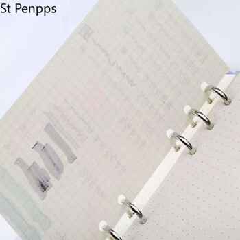 A5/A6/A7 Loose Leaf Refill Spiral Binder Planner Diary Insert Schedule Organizer Plan 45 Sheets Notes Paper 6 Holes Dot Grid