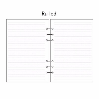 A5/A6/A7 brīvo lapu uzpildīšana spirālveida saistvielas plānotājs Dienasgrāmata Ievietot Grafiku Organizatora plāns 45 loksnes Piezīmes Papīrs 6 Caurumi Punktu režģis