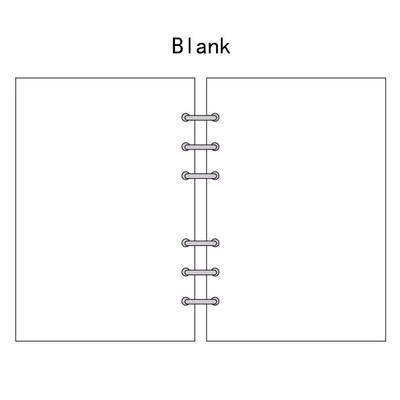 A5/A6/A7 brīvo lapu uzpildīšana spirālveida saistvielas plānotājs Dienasgrāmata Ievietot Grafiku Organizatora plāns 45 loksnes Piezīmes Papīrs 6 Caurumi Punktu režģis