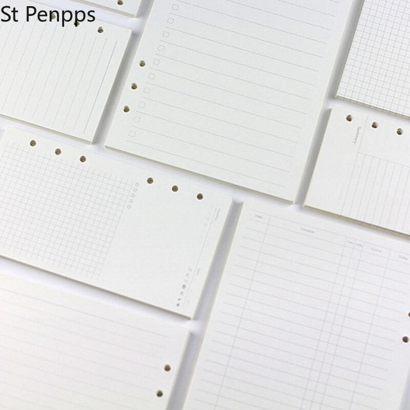 A5/A6/A7 brīvo lapu uzpildīšana spirālveida saistvielas plānotājs Dienasgrāmata Ievietot Grafiku Organizatora plāns 45 loksnes Piezīmes Papīrs 6 Caurumi Punktu režģis