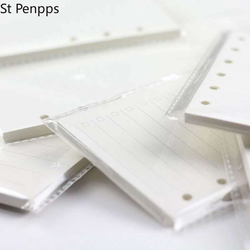 A5/A6/A7 brīvo lapu uzpildīšana spirālveida saistvielas plānotājs Dienasgrāmata Ievietot Grafiku Organizatora plāns 45 loksnes Piezīmes Papīrs 6 Caurumi Punktu režģis