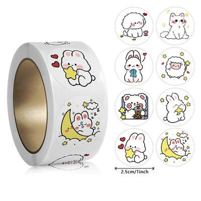 Mielas gyvūno apdovanojimo lipdukas „Pasidaryk pats“ Puikus ir žavus Kūrybinis madingas Vaikams Žaislai Raštinės reikmenys Bagažo virdulio etiketė Lipni etiketė