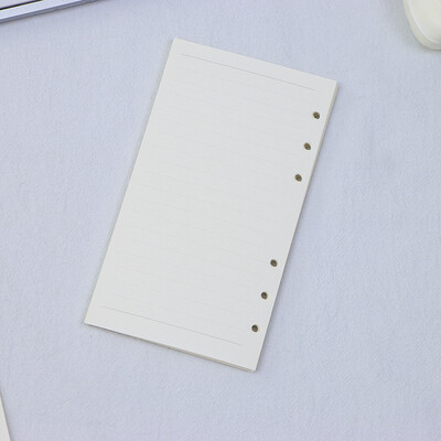 60 de coli Blocnotes cu frunze libere Rezervă cu hârtie interioară A5 A6 Bloc de note pentru pagini interioare Planificator de jurnal Blocnotes drăguț pentru biroul școlar