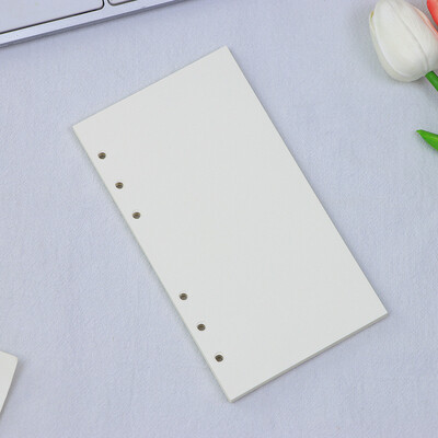 60 de coli Blocnotes cu frunze libere Rezervă cu hârtie interioară A5 A6 Bloc de note pentru pagini interioare Planificator de jurnal Blocnotes drăguț pentru biroul școlar