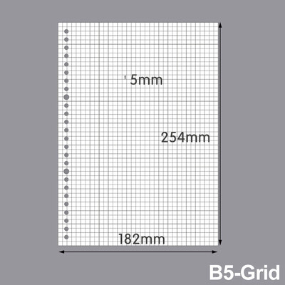 A5 A6 A7 Loose Leaf Notes Refill 60Sheets Spiral Binder Unutarnja stranica Tjedno Mjesečno Obaveze Linija Točka Mreža Unutar Papirnati pribor