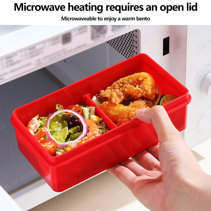 Blocuri de construcție distractive creative Cutie de prânz Picnic copii Cutie de salată Cutie de fructe