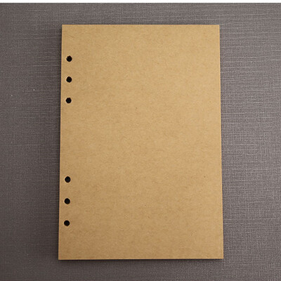 Bilježnica s prstenastim uvezom visoke kvalitete A5, osobna, A6, A7, uložak, dopuna, 6 rupa, spiralni rokovnik s listovima, unutarnja jezgra, 100 g papira