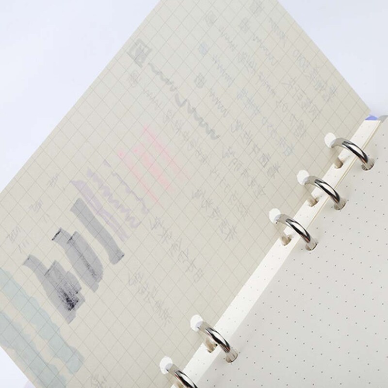 Bilježnica s prstenastim uvezom visoke kvalitete A5, osobna, A6, A7, uložak, dopuna, 6 rupa, spiralni rokovnik s listovima, unutarnja jezgra, 100 g papira