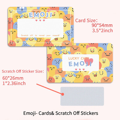 Poklon bonovi Kartice za struganje s naljepnicom za struganje za učionice malih poduzeća Motivacijske kartice za struganje za Stud