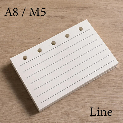 Fromthenon A8 M5 Кожен тефтер с отделни листове Мини джобни бележници с свободни листове Планер за дневници Офис канцеларски материали