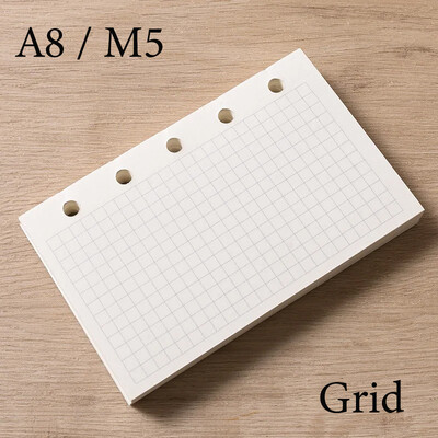 Fromthenon A8 M5 Кожен тефтер с отделни листове Мини джобни бележници с свободни листове Планер за дневници Офис канцеларски материали