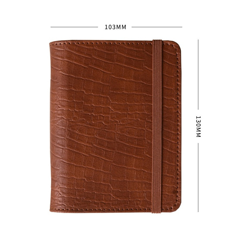 Fromthenon A8 M5 Кожен тефтер с отделни листове Мини джобни бележници с свободни листове Планер за дневници Офис канцеларски материали