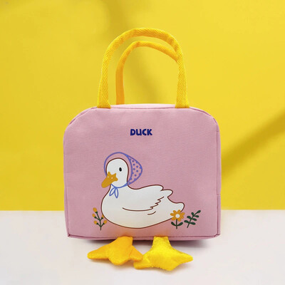 Noua geantă de prânz pentru copii, pentru copii, pentru student din desene animate, genți termos Bento pentru picnic, cutie de prânz pentru depozitare, bolsuri, sticle de lapte, geantă de tote izolată