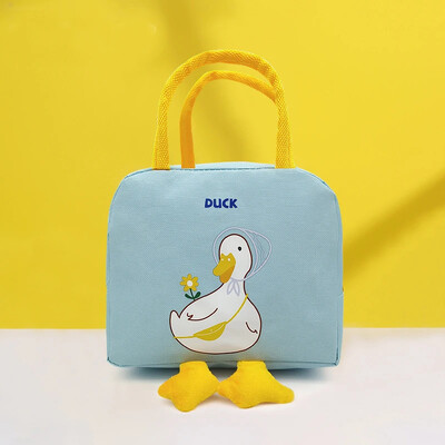 Noua geantă de prânz pentru copii, pentru copii, pentru student din desene animate, genți termos Bento pentru picnic, cutie de prânz pentru depozitare, bolsuri, sticle de lapte, geantă de tote izolată