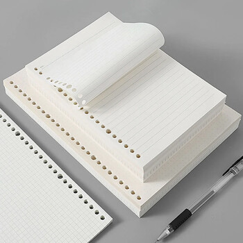 60 φύλλα B5 A5 A6 Loose Leaf Notebook Refill Spiral Binder Εσωτερική σελίδα Grid Line Planner Σημειωματάριο Χαρτί Σχολικά προμήθειες γραφείου