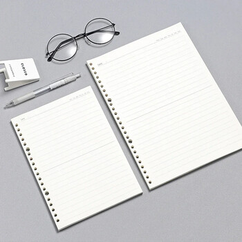 60 φύλλα B5 A5 A6 Loose Leaf Notebook Refill Spiral Binder Εσωτερική σελίδα Grid Line Planner Σημειωματάριο Χαρτί Σχολικά προμήθειες γραφείου