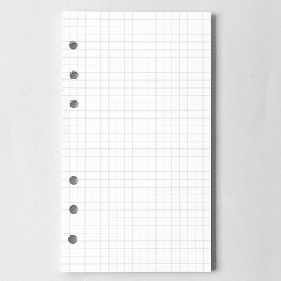 Caiet A5 A6 cu frunze libere Reîncărcare Liant în spirală Jurnal de pagină interioară Planificator lunar săptămânal Lista de activități Linie Dot Grilă în interiorul hârtiei