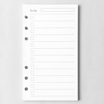 Caiet A5 A6 cu frunze libere Reîncărcare Liant în spirală Jurnal de pagină interioară Planificator lunar săptămânal Lista de activități Linie Dot Grilă în interiorul hârtiei