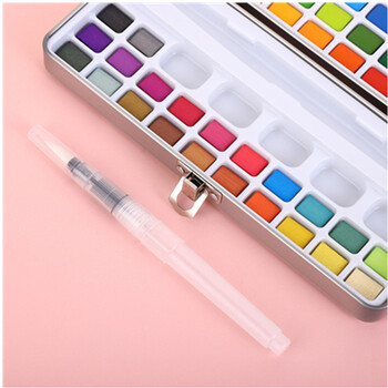 50/72/90/100 цвята Soild Watercolor Set Basic New Glitter Watercolor Paint for Drawing Art Paint Supplies