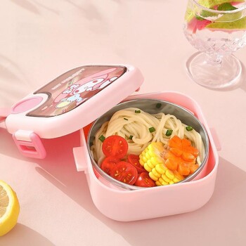 750 ml Sanrio My Melody Lunch Box Cinnamoroll Kawaii Cartoon Χαριτωμένο, μεγάλης χωρητικότητας Οικιακό Κουτί Γευμάτων Επιτραπέζια σκεύη