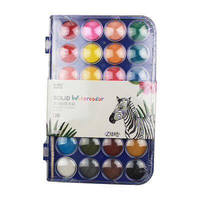 MOKEELO tahke akvarellvärv vesipulberpigment koolitarbed kaasaskantav guaššvärvide komplekt 16.12.28.36 Värvid Joonista Kunst 661