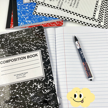 Sharkbang B5 Composition Notebook 100 Sheets 200 Pages Snowflakes Dairy Line Papers Students Fashion Dairy Book Χαρτικά Δώρο