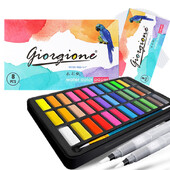 Profesionalni set akvarela 24/36 boja pigment za slikanje akvarelom s kistom i set akvarel papira za slikanje
