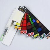 18/25/33/42 Jednobojni set akvarela, sklopivi putni akvarel s vodenim kistom, olovka, specifičan alat za slikanje u obliku lepeze