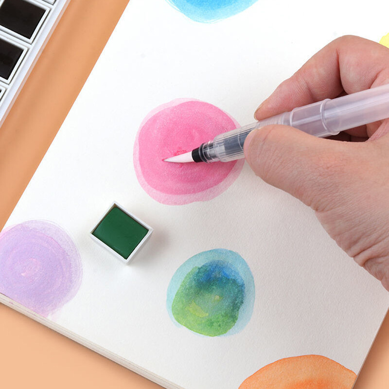 24 spalvų kietieji akvareliniai dažai Retro perlamutriniai blizgantys dažantys pigmentai rinkinys Akvarelės dažai meno piešimui tapybai