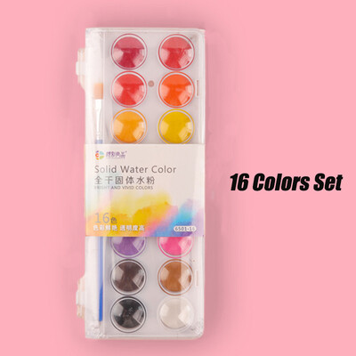 48 värvi akvarellvärv maalimiseks Professionaalne akvarelljoonistuskomplekt koos eemaldatava paletiga Tagasi kooli kunstitarbed