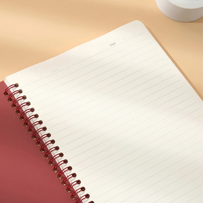 Caiet A5 Morandi spirală Jurnal Caiet Grid Hârtie Planificator zilnic săptămânal Agenda Blocnotes Rechizite de birou pentru școală Papetarie