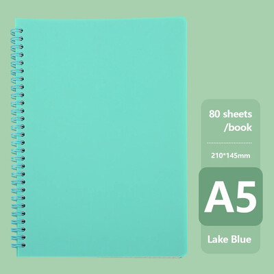 Бележник A5 Morandi Coil Spiral Дневник Бележник Решетка Хартия Ежедневник Седмичен планер Дневен ред Бележник Училищни офис консумативи Канцеларски материали